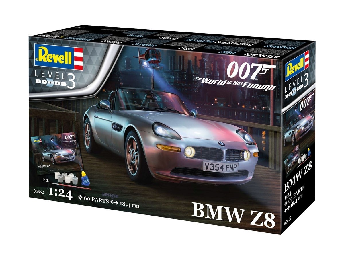Revell - james bond bmw z8 dovanų komplektas, 1/24, 05662