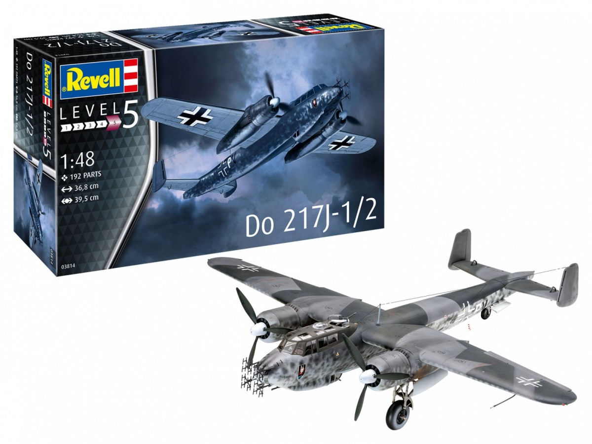 Revell - dornier do 217j 1/2, 1/48, 03814