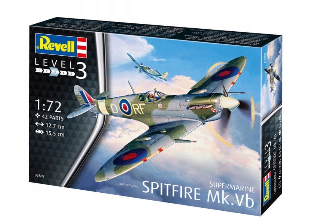 Revell - supermarine spitfire mk.vb, 1/72, 03897