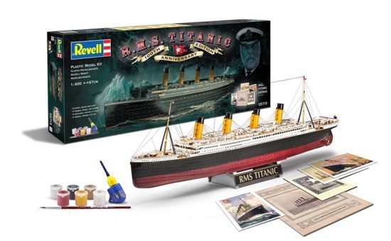 Revell - 100 years titanic (spec.edition) dovanų komplektas, 1/400, 05715