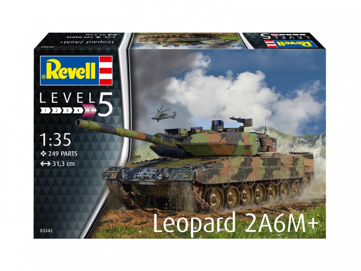 Revell - leopard 2 a6m+, 1/35, 03342