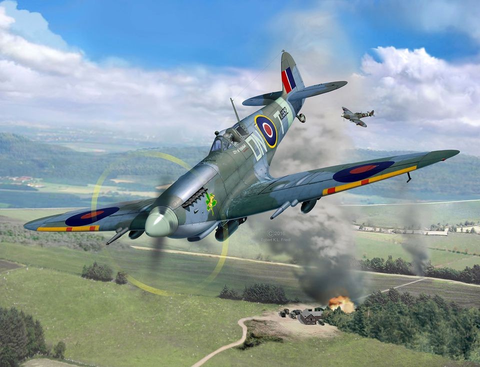 Revell - supermarine spitfire mk. ixc, 1/32, 03927