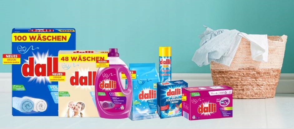 Dalli universalūs skalbimo milteliai Color, 6 kg