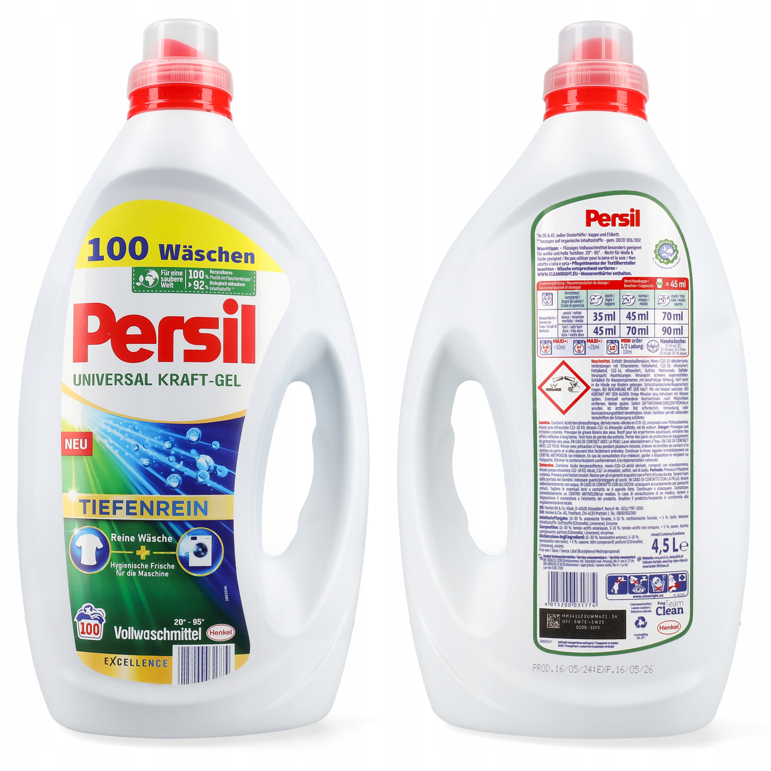 Persil universalus skalbimo gelis, 5,085 L