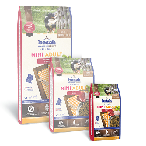 Bosch petfood mini adult lamb & rice, 1 kg