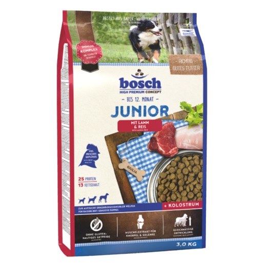 Bosch Tiernahrung Junior Lamb & Rice - 3 Kg