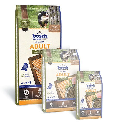 Bosch petfood adult poultry & millet (high premium) 15 kg
