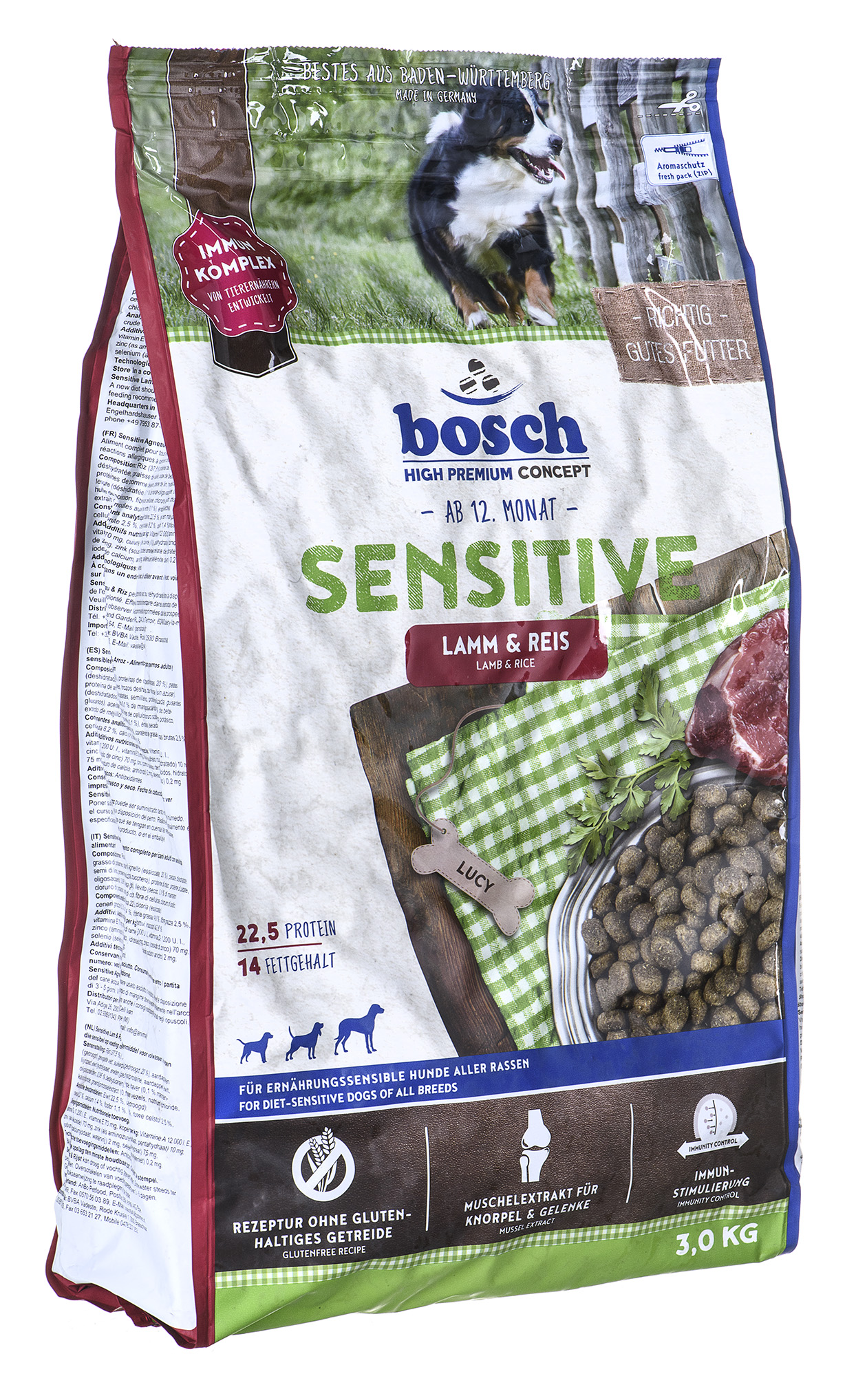 Bosch Petfood Sensitive Lamb & Rice (High Premium) 3Kg