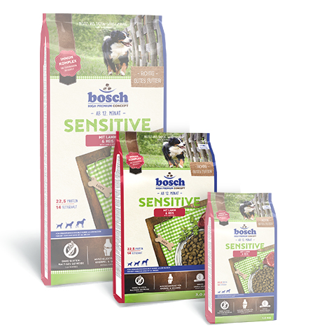 Bosch petfood sensitive lamb & rice (high premium) 3kg