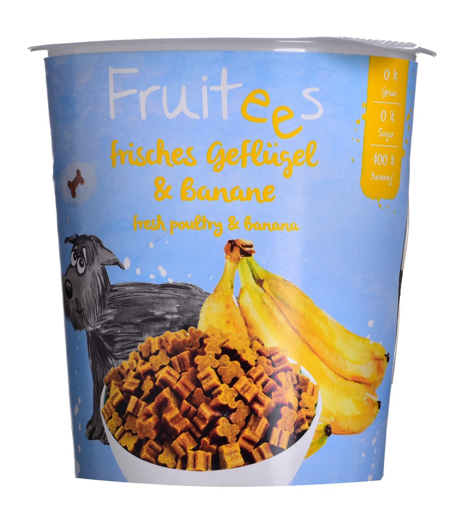 Bosch petfood skanėstai šunims fruitees banana 0,2kg