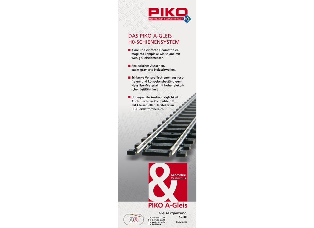 Bėgių rinkinys piko