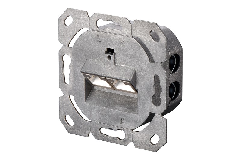 Moduliniai sieniniai lizdai digitus cat 5e 2x rj45 lsa