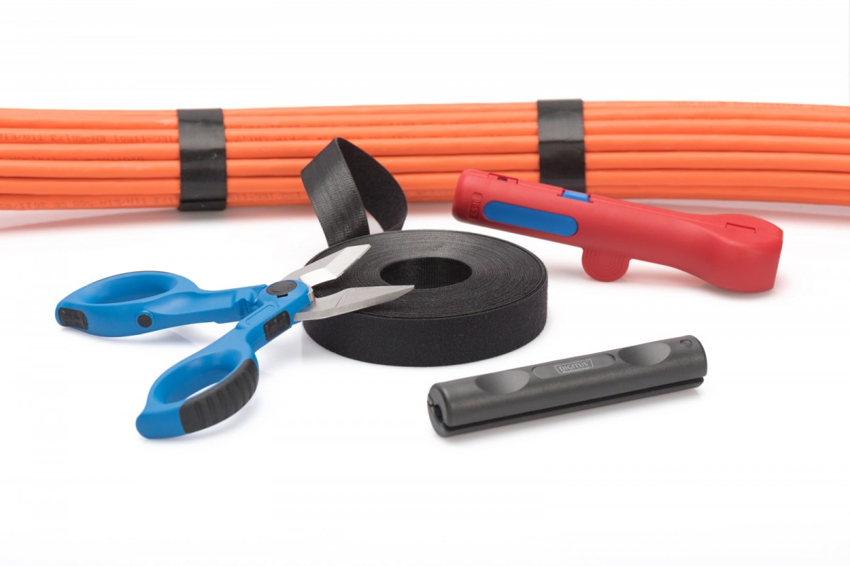 Stovas velcro dirželis kabeliams digitus 10m/19mm