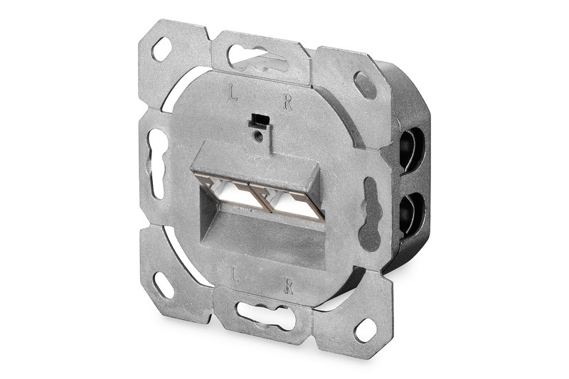 Digitus cat 6 sieninis lizdas 2xrj45