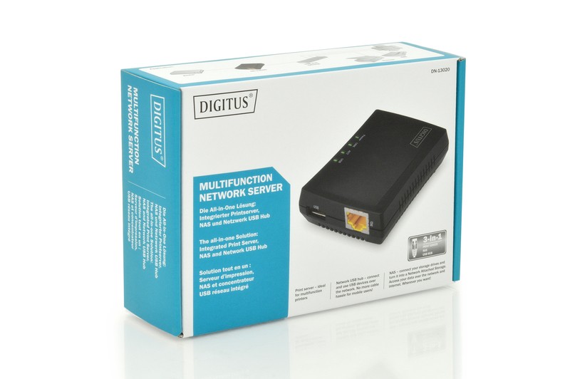 Spausdintuvo serveris digitus dn-13020
