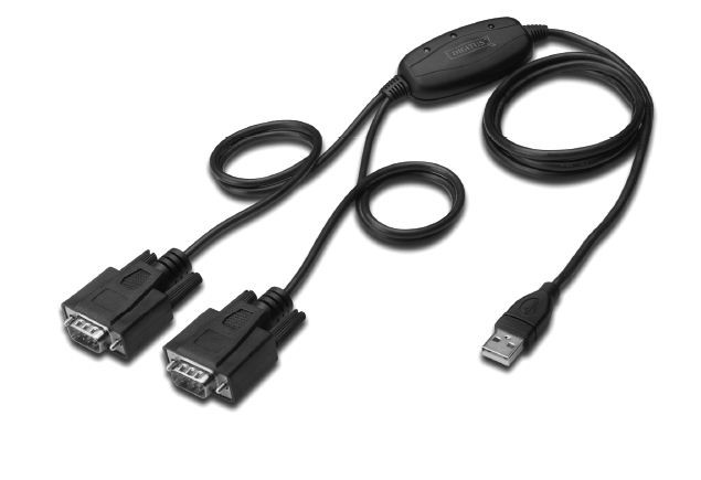 Tinklo laidas digitus da70158, rs232, 1.5 m