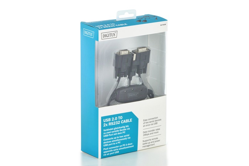 Tinklo laidas digitus da70158, rs232, 1.5 m