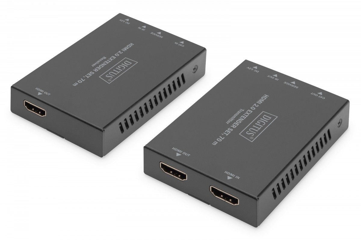 Priedas digitus ds-55506, rj45/hdmi/micro usb/ir