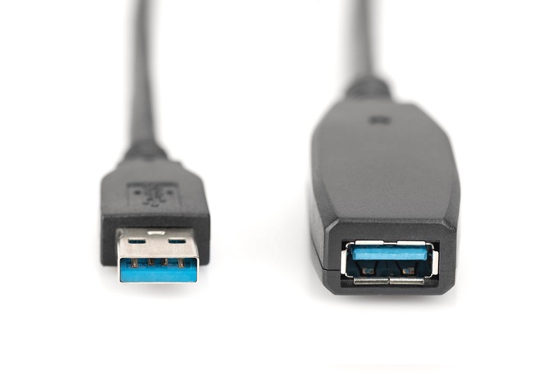 Maitinimo laidas assmann da-73105, usb-a, 10 m