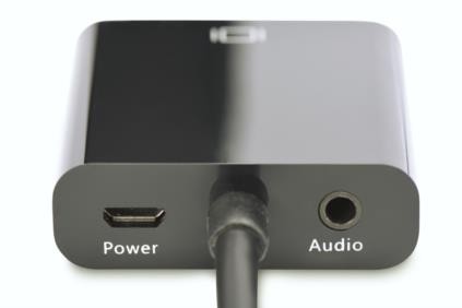 Digitus audio-video adapter hdmi type a to vga, fhd, audio 3.5mm minijack