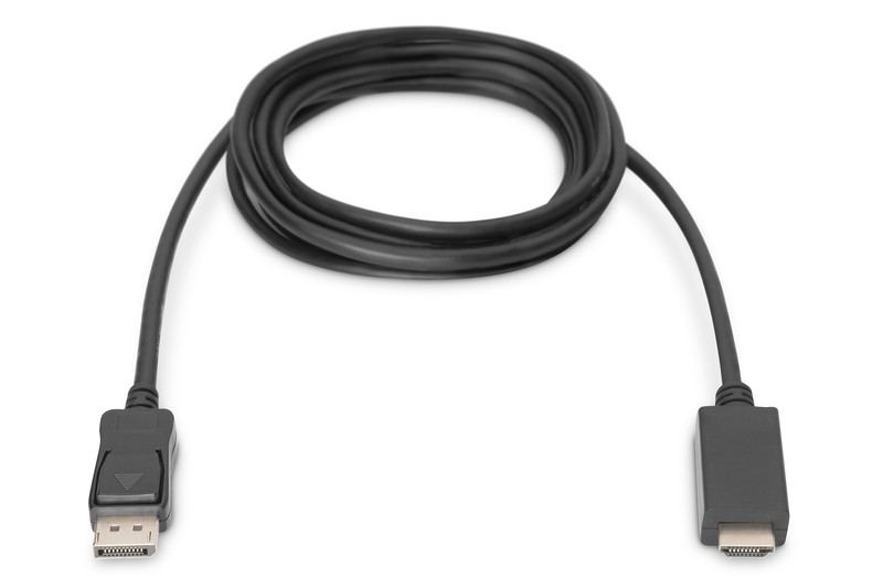Hdmi laidas assmann ak-340303-030-s, hdmi/dp, 3 m