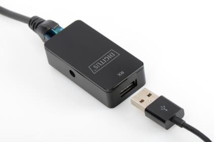 Kompiuterio laidas digitus da-70141, usb-a/rj45, 50 m