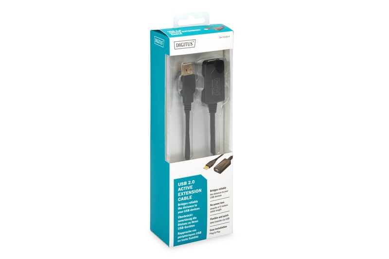Assmann - (repeater) usb a /m - usb a 5m s/usb2.0