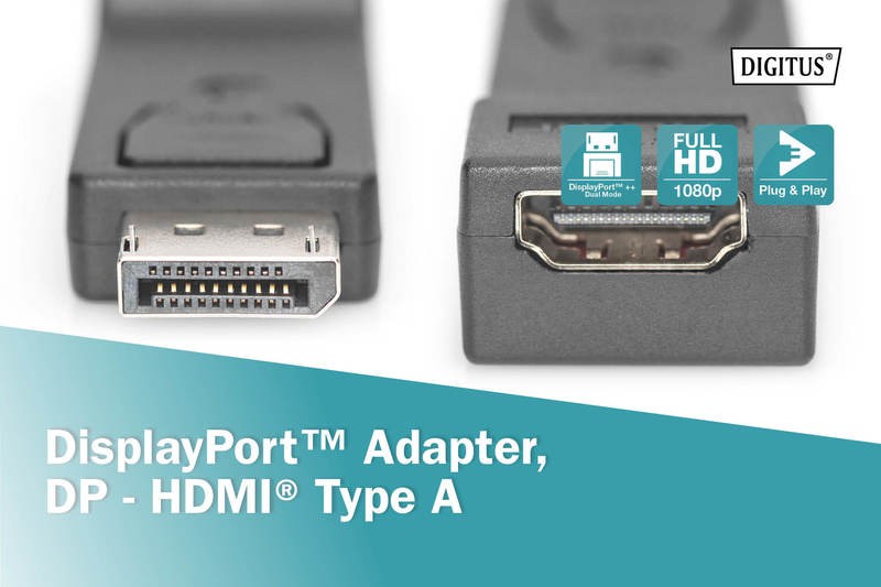 Hdmi laidas assmann, dp/hdmi
