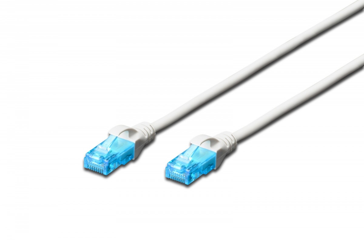 Tinklo laidas digitus dk-1512-050/wh, rj45, 5 m