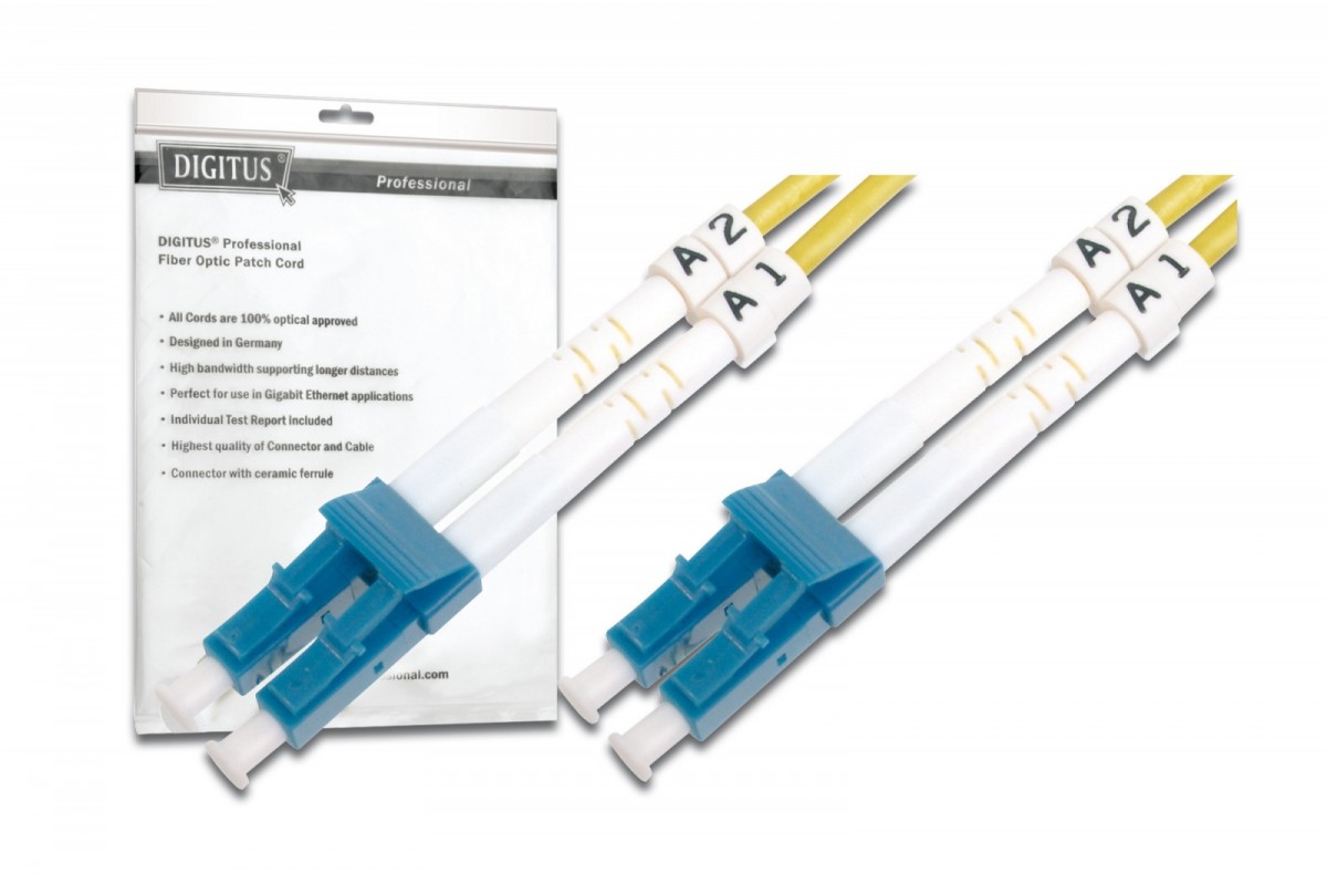 Tinklo laidas assmann dk-2933-05, lc/lc, 5 m
