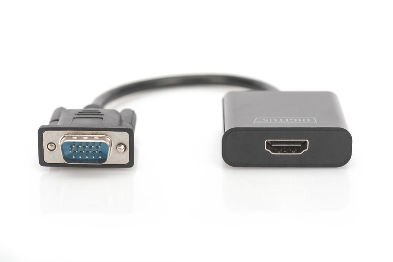 Digitus, hdmi/usb-a/d-sub, 15 cm