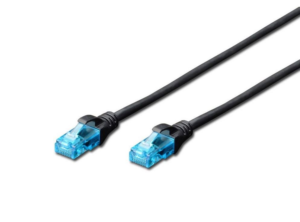 Tinklo laidas digitus dk-1512-010/bl, rj45, 1 m