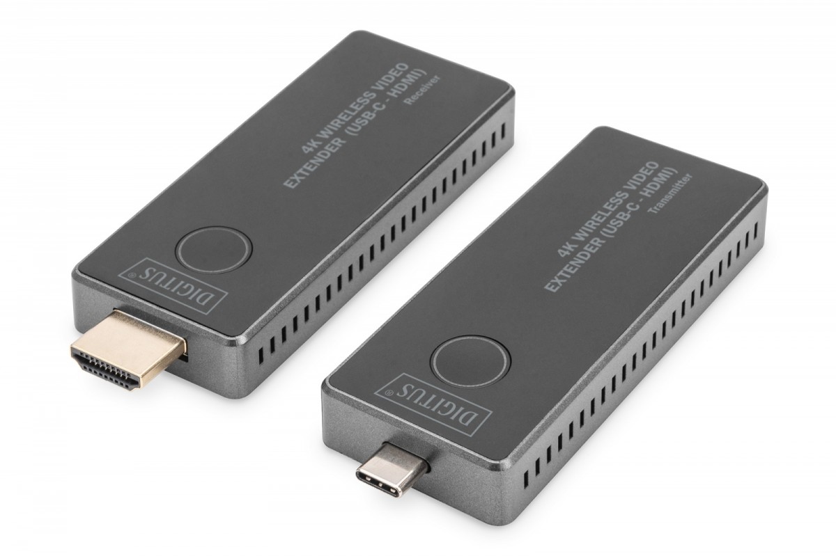 Assman elektroninis digitus 4k bevielis av ilgintuvo rinkinys 30m