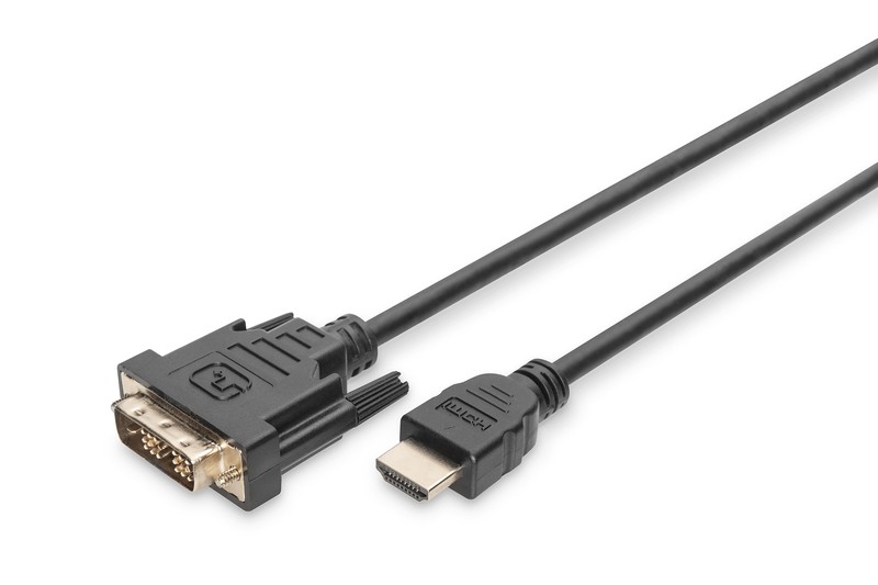 Hdmi laidas assmann, hdmi/dvi-d, 2 m