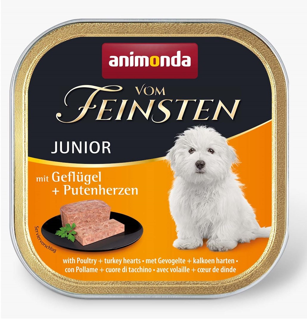 Animonda Vom Feinsten Su Paukštiena Ir Kalakutų Širdimis, 150G