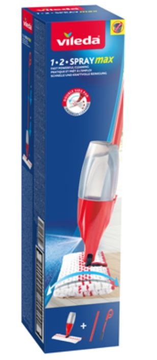 VILEDA grindų šepetys 1,2 Spray Max (dėžėje)