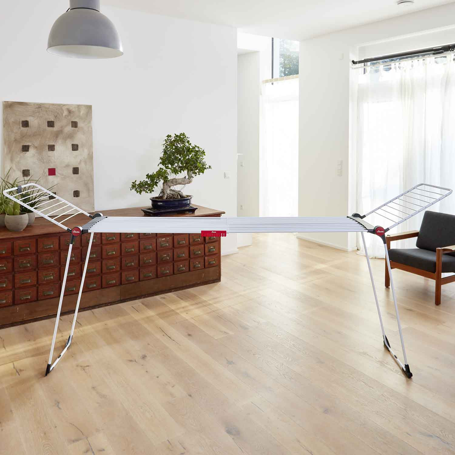Vileda drabužių džiovintuvas Infinity Flex 2m, Baltas