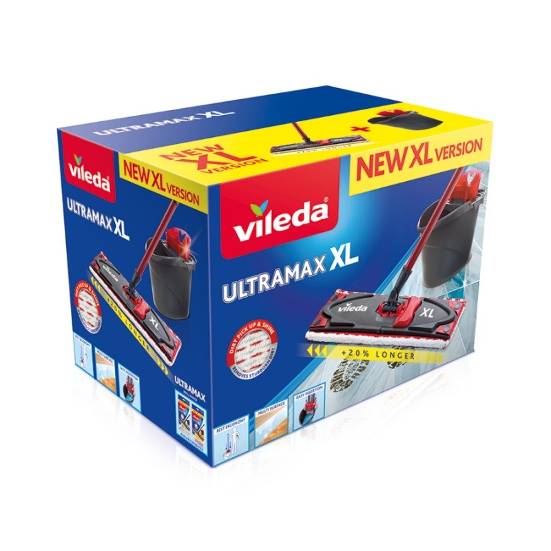 Vileda grindų valymo rinkinys Ultramax BOX XL, 2 dalių