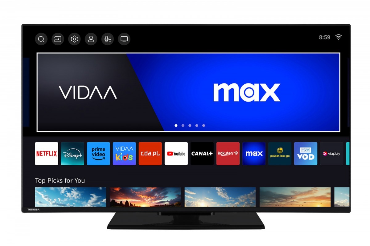 43 colių 4K HDR televizorius su VIDAA ir Dolby Vision