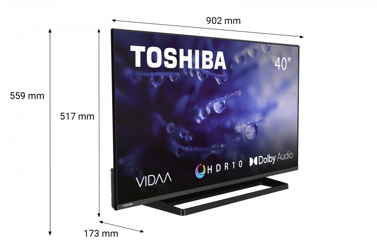 Toshiba 40 colių full hd išmanusis televizorius