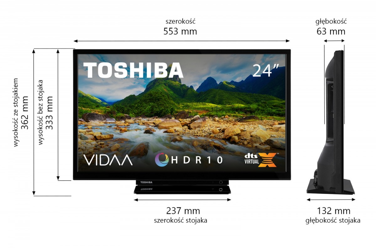 Led televizorius 24 colių