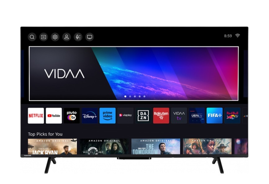 Toshiba 50 colių 4k hdr ultra hd televizorius
