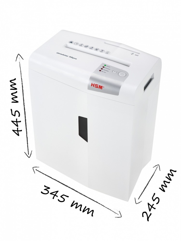 Popieriaus smulkintuvas hsm x6pro