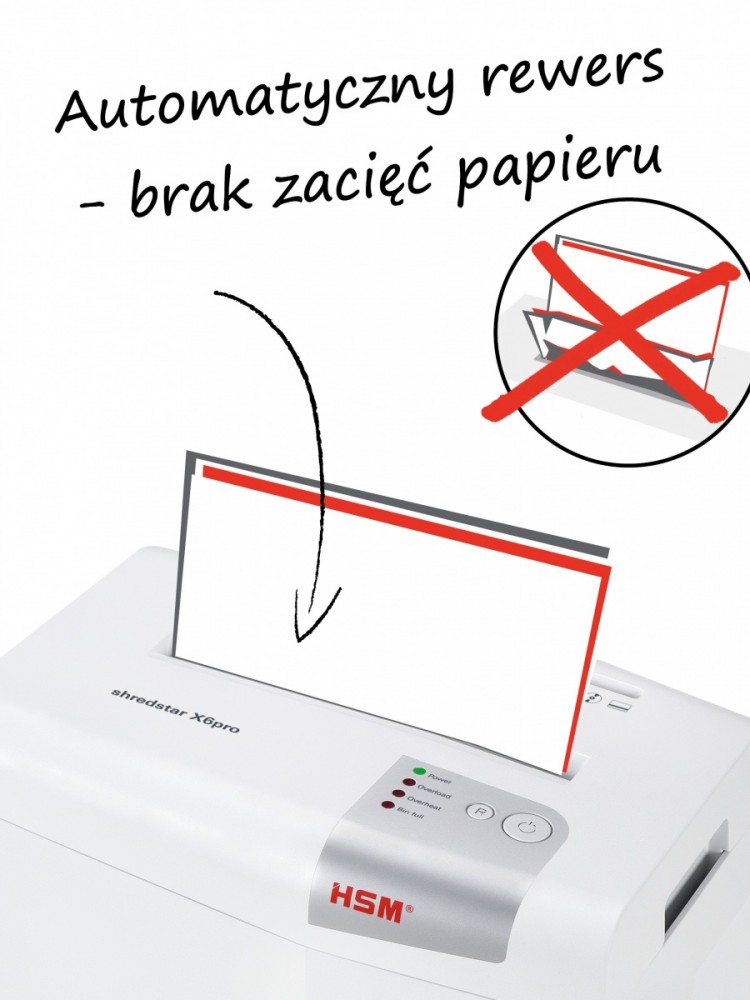 Popieriaus smulkintuvas hsm x6pro