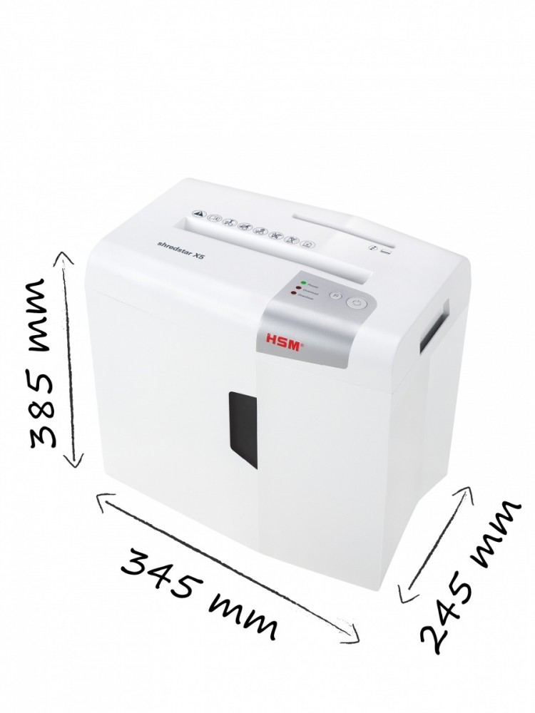 Popieriaus smulkintuvas hsm x5
