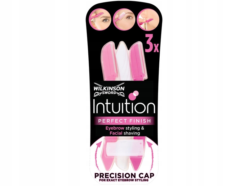 Antakių skutuvas Wilkinson Sword Wilkinson Intuition Perfect Finish, 3 vnt.