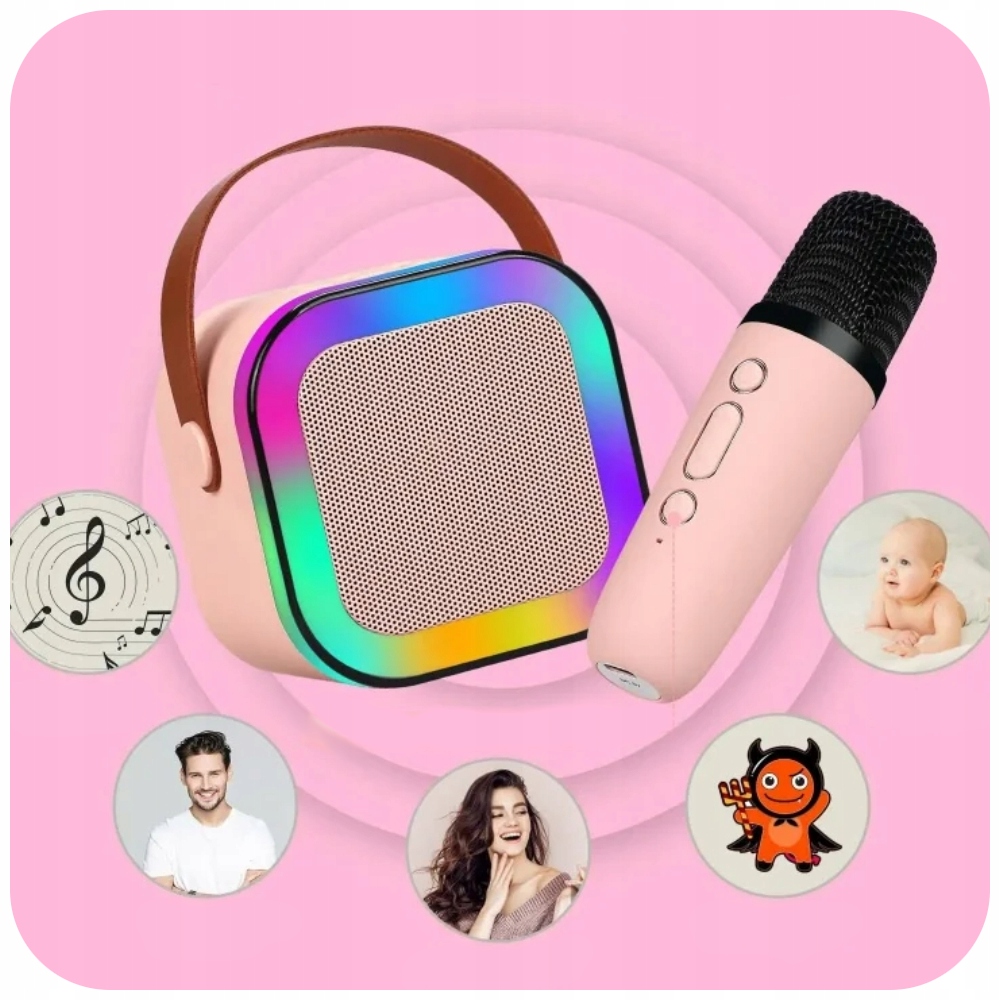 2vnt., mikrofonų + bluetooth garsiakalbis