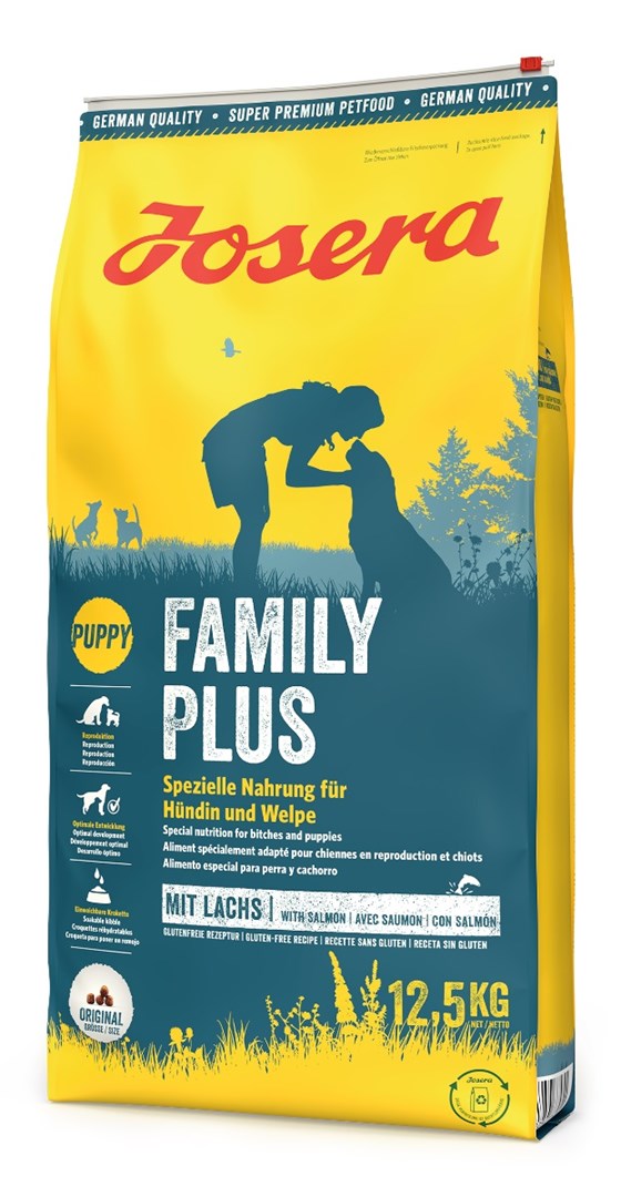 Josera šuningoms kalėms ir šuniukams family plus, 12,5 kg