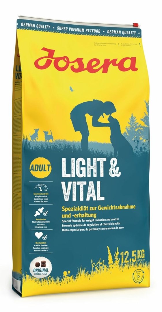 Josera light&vital suaugusiems šunims svoriui mažinti, 12,5 kg