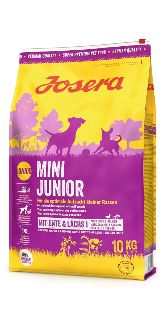 Josera mini junior mažų veislių šuniukams su antiena, 10 kg